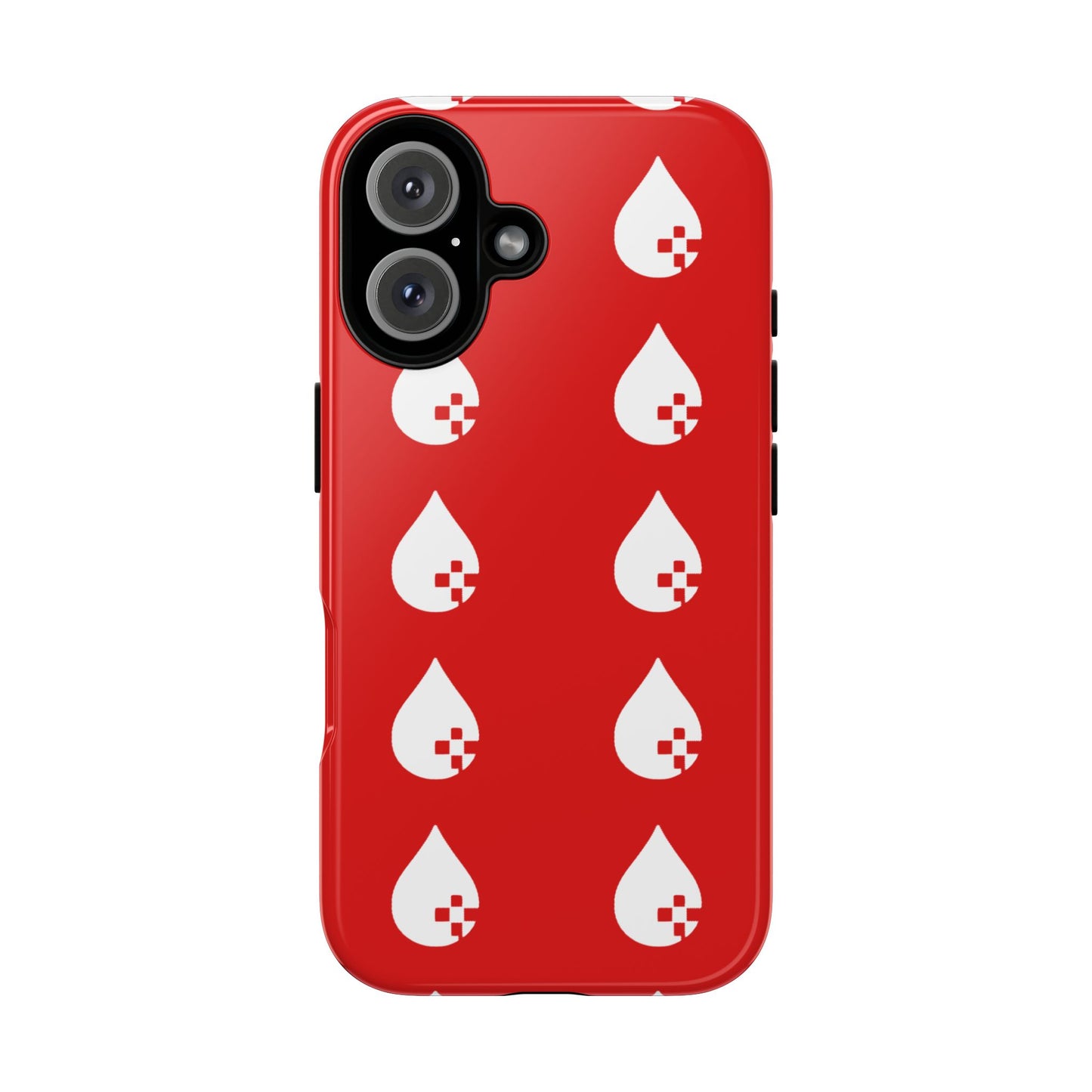 Sang Led Blood Logo Tough Protective Phone Case — Red Dripping Pattern