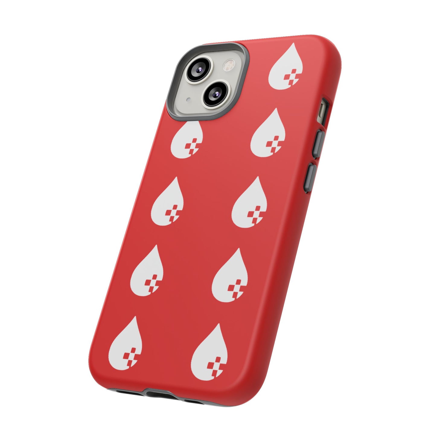 Sang Led Blood Logo Tough Protective Phone Case — Red Dripping Pattern