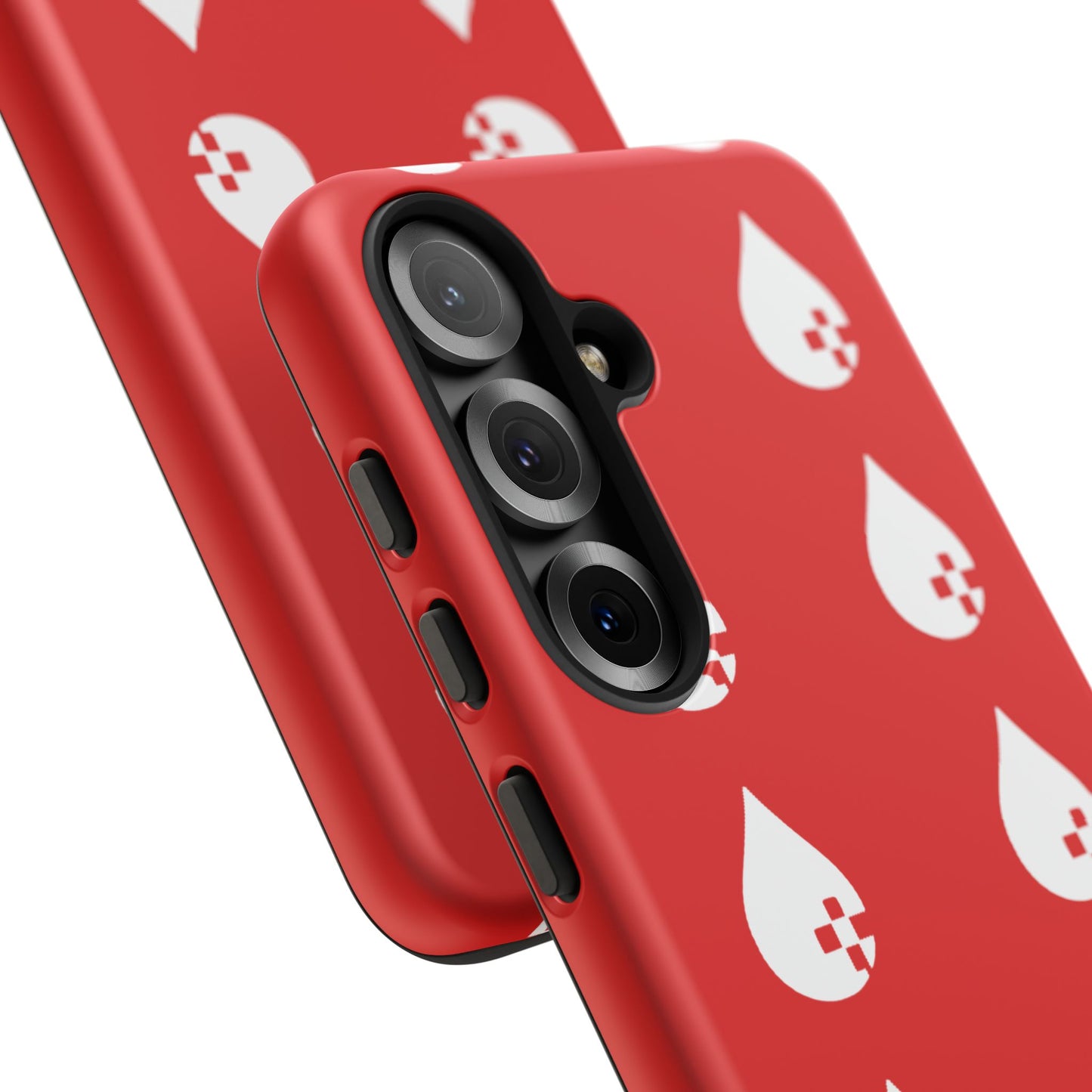 Sang Led Blood Logo Tough Protective Phone Case — Red Dripping Pattern