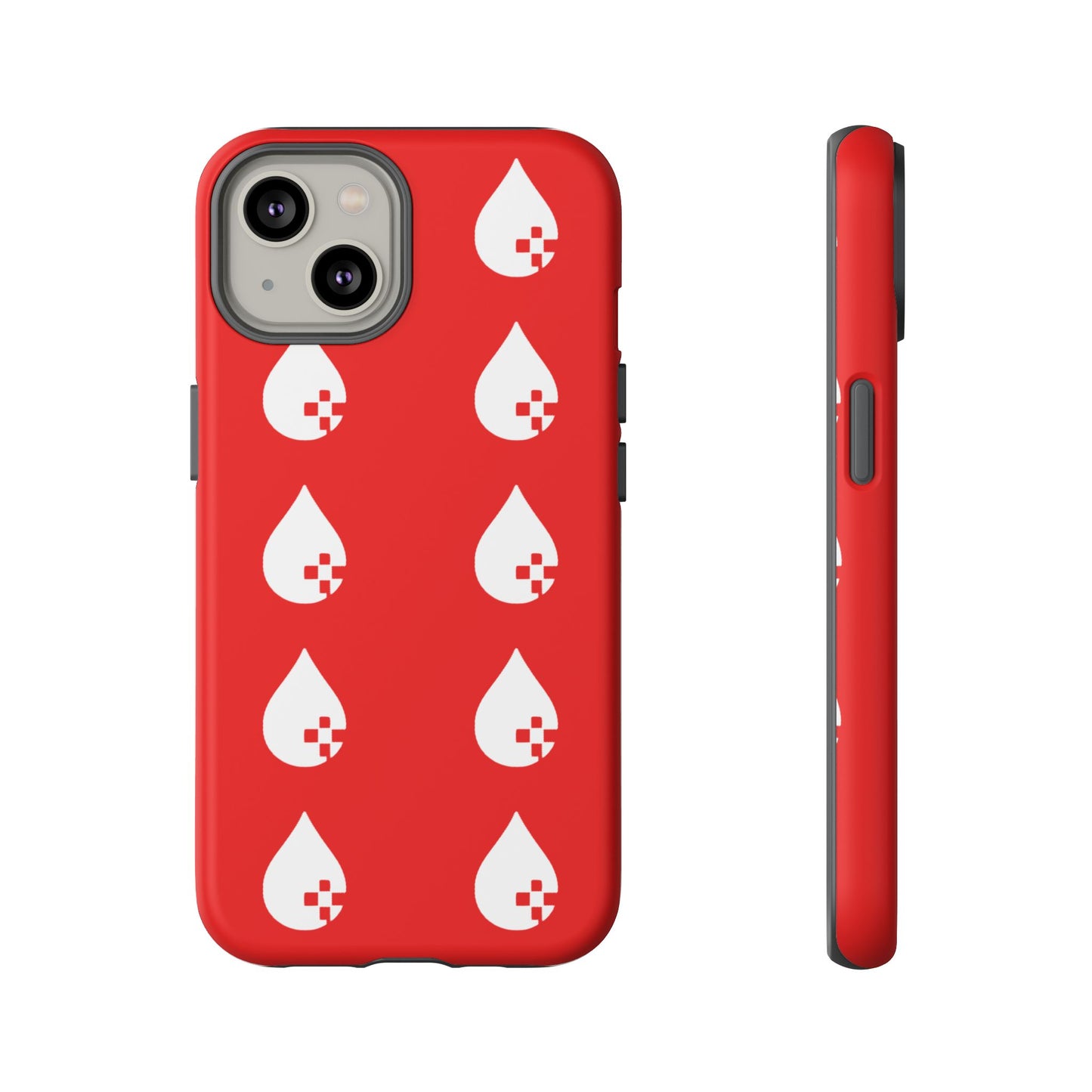 Sang Led Blood Logo Tough Protective Phone Case — Red Dripping Pattern