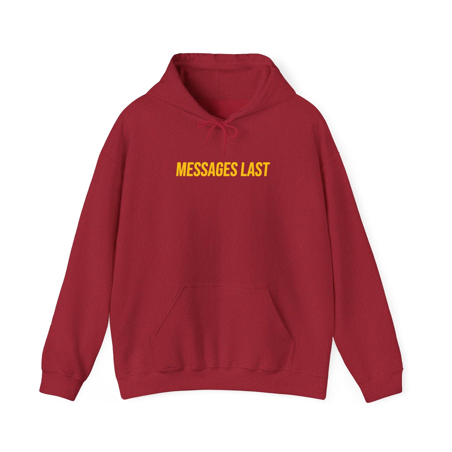 MESSAGES LAST Hoodie – Heart & Hustle Edition