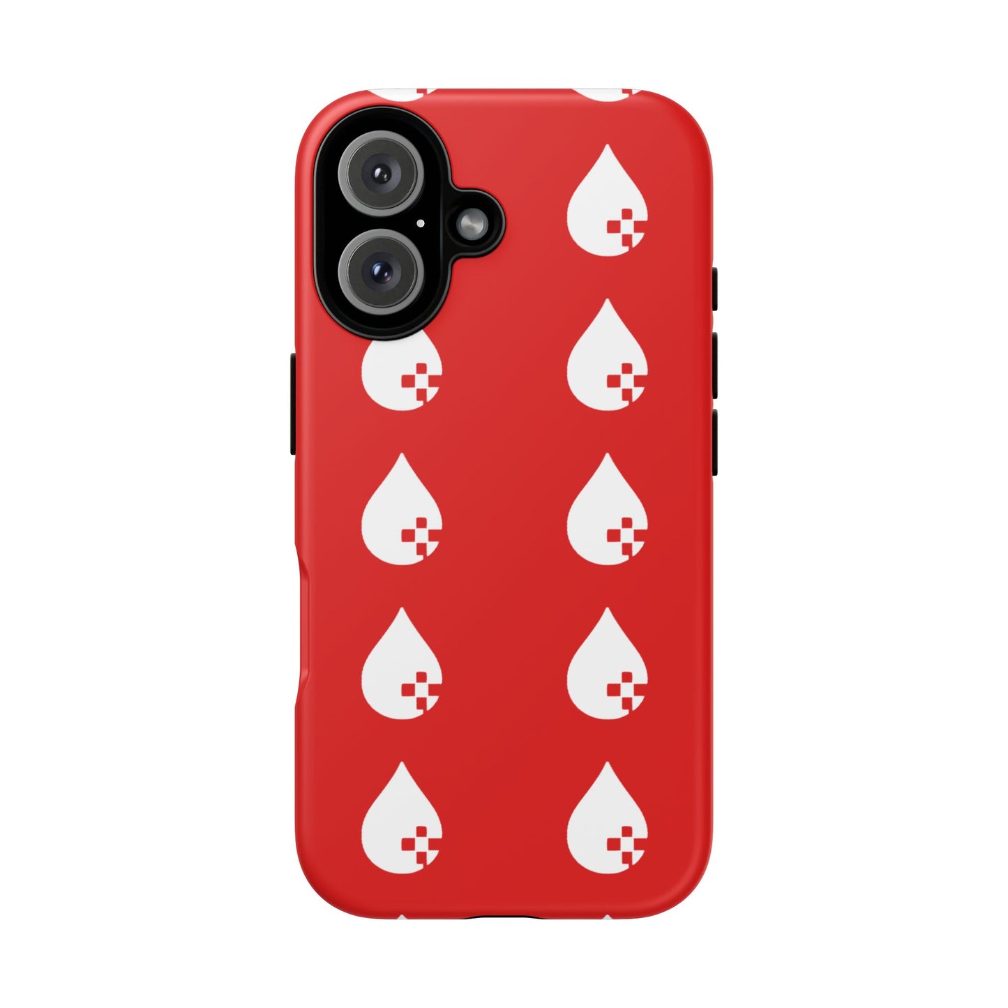 Sang Led Blood Logo Tough Protective Phone Case — Red Dripping Pattern