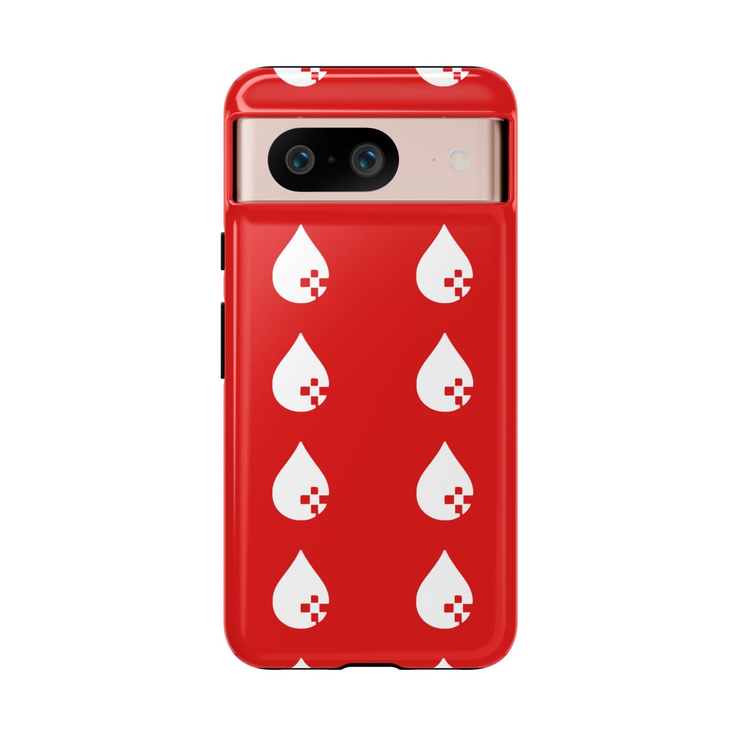 Sang Led Blood Logo Tough Protective Phone Case — Red Dripping Pattern