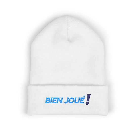 BIEN JOUÉ Embroidered Beanie – Official Drop