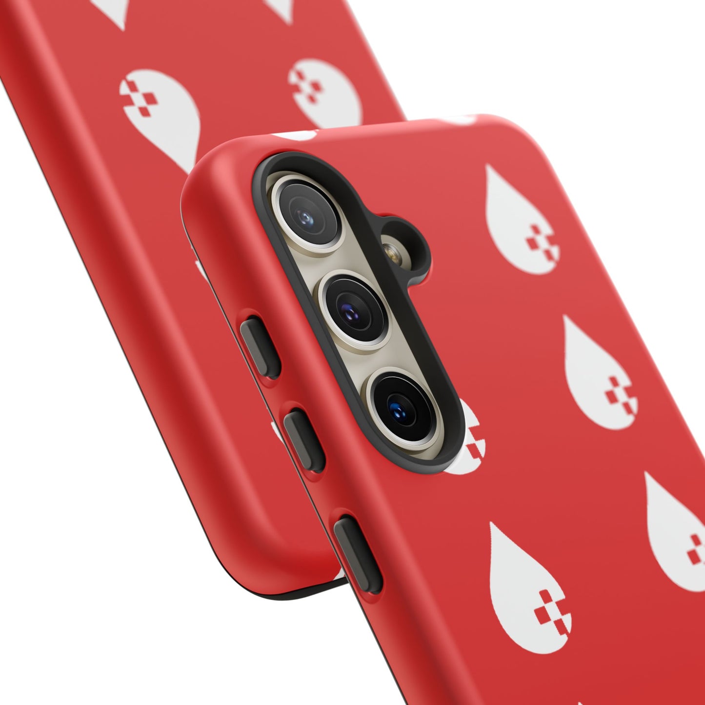 Sang Led Blood Logo Tough Protective Phone Case — Red Dripping Pattern