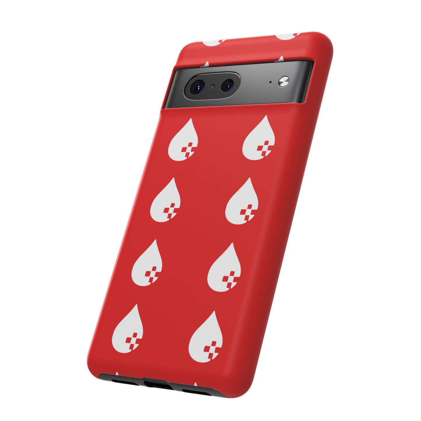 Sang Led Blood Logo Tough Protective Phone Case — Red Dripping Pattern
