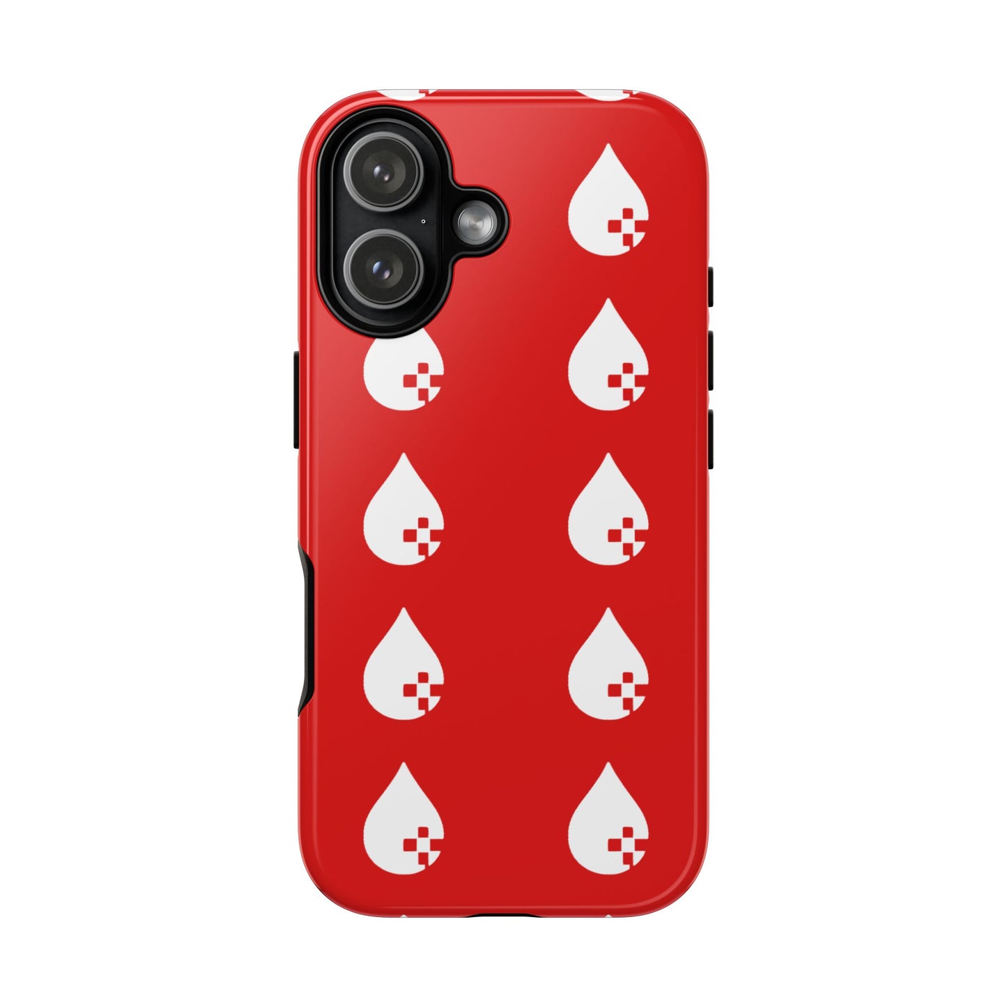Sang Led Blood Logo Tough Protective Phone Case — Red Dripping Pattern