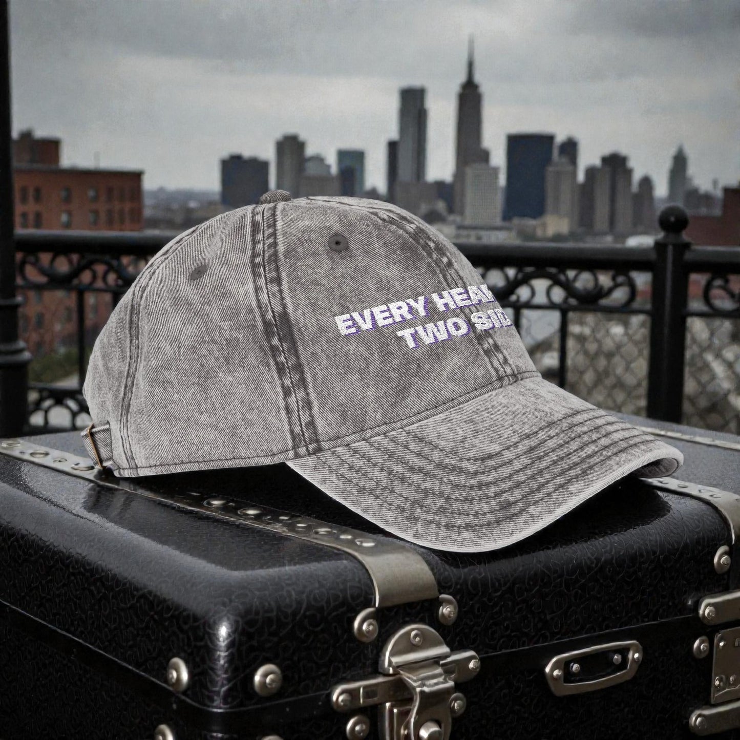 TWO SIDES - Embroidered Vintage Cap