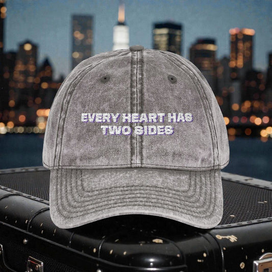 TWO SIDES - Embroidered Vintage Cap