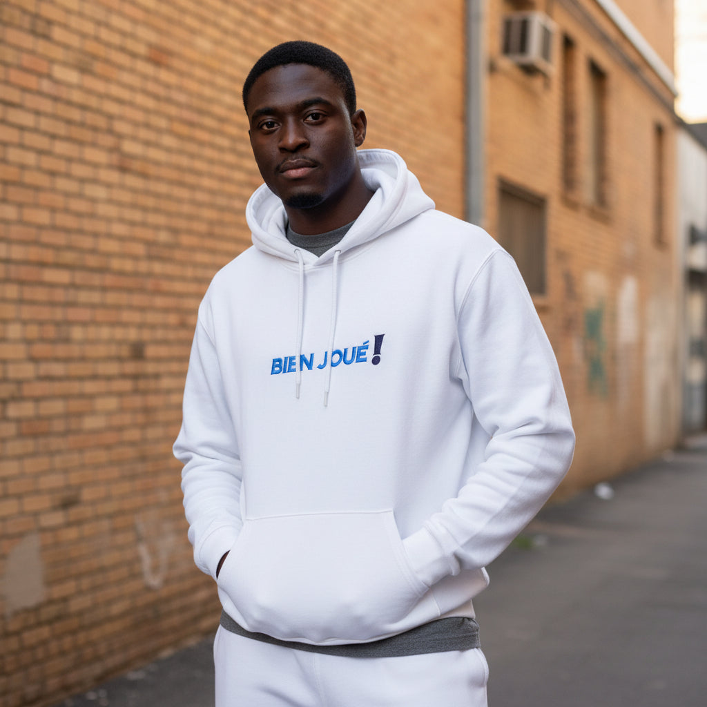 BIEN JOUÉ Embroidered Hoodie – Official Drop